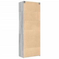 vidaXL Hochschrank Grau Sonoma 80x42,5x225 cm Holzwerkstoff