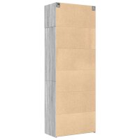 vidaXL Hochschrank Grau Sonoma 80x42,5x225 cm Holzwerkstoff