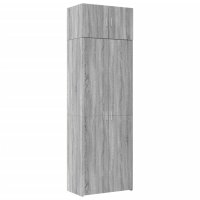 vidaXL Hochschrank Grau Sonoma 70x42,5x225 cm Holzwerkstoff