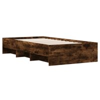 vidaXL Bettgestell R&auml;uchereiche 90x190 cm Holzwerkstoff