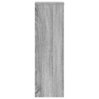 vidaXL Pflanzenst&auml;nder 2 Stk. Grau Sonoma 25x25x80 cm Holzwerkstoff