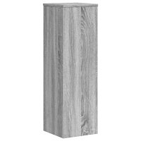 vidaXL Pflanzenst&auml;nder 2 Stk. Grau Sonoma 25x25x80 cm Holzwerkstoff