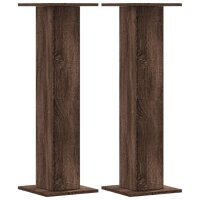 vidaXL Pflanzenst&auml;nder 2 Stk. Eichen-Optik 30x30x95 cm Holzwerkstoff