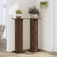 vidaXL Pflanzenst&auml;nder 2 Stk. Eichen-Optik 30x30x95 cm Holzwerkstoff