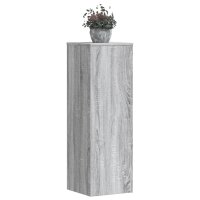 vidaXL Pflanzenst&auml;nder 2 Stk. Grau Sonoma 33x33x100 cm Holzwerkstoff