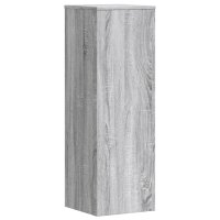 vidaXL Pflanzenst&auml;nder 2 Stk. Grau Sonoma 33x33x100 cm Holzwerkstoff