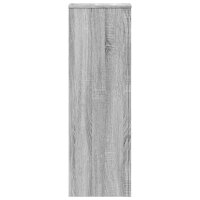 vidaXL Pflanzenst&auml;nder 2 Stk. Grau Sonoma 33x33x100 cm Holzwerkstoff