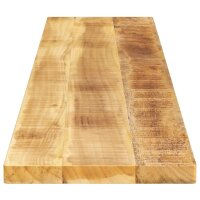 vidaXL Tischplatte 180x30x2,5 cm Rechteckig Raues Massivholz Mango