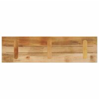 vidaXL Tischplatte 120x30x3,8 cm Rechteckig Raues Massivholz Mango