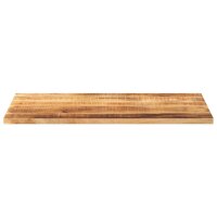 vidaXL Tischplatte 120x60x2,5 cm Rechteckig Raues Massivholz Mango