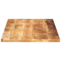 vidaXL Tischplatte 120x60x2,5 cm Rechteckig Raues Massivholz Mango