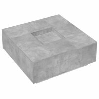 vidaXL Couchtisch Betongrau 100x100x40 cm Holzwerkstoff