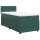 vidaXL Boxspringbett mit Matratze Dunkelgr&uuml;n 100x200 cm Samt