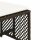 vidaXL Gartenhocker mit Kissen 4 Stk. Braun 41x41x36 cm Poly Rattan