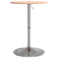 vidaXL Bartisch &Oslash;50x89,5 cm Massivholz Buche