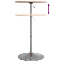 vidaXL Bartisch &Oslash;50x89,5 cm Massivholz Buche