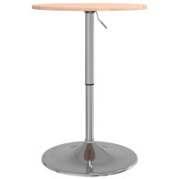 vidaXL Bartisch &Oslash;50x89,5 cm Massivholz Buche