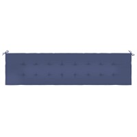 vidaXL Gartenbank-Auflage Marineblau 200x50x3 cm Oxford-Gewebe