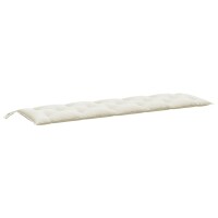 vidaXL Gartenbank-Auflage Melange Creme 180x50x7 cm Stoff