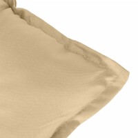 vidaXL Gartenbank-Auflage Melange Beige 120x50x7 cm Stoff