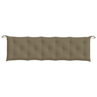 vidaXL Gartenbank-Auflage Melange Taupe 180x50x7 cm Stoff