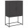 vidaXL Highboard Schwarz 68,5x38,5x107 cm Stahl