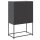 vidaXL Highboard Schwarz 68,5x38,5x107 cm Stahl