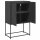 vidaXL Highboard Schwarz 68,5x38,5x107 cm Stahl