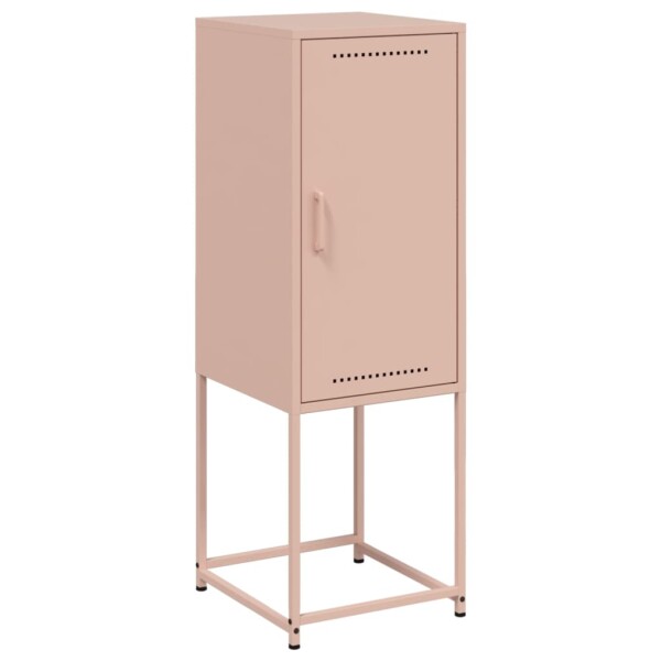 vidaXL Highboard Rosa 36x39x107 cm Stahl