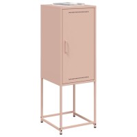 vidaXL Highboard Rosa 36x39x107 cm Stahl