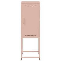 vidaXL Highboard Rosa 36x39x107 cm Stahl