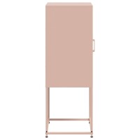 vidaXL Highboard Rosa 36x39x107 cm Stahl