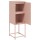 vidaXL Highboard Rosa 36x39x107 cm Stahl