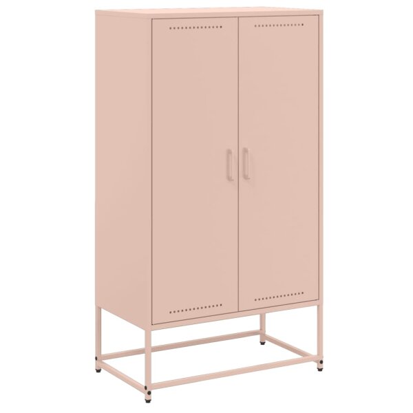 vidaXL Highboard Rosa 68,5x38,5x123,5 cm Stahl