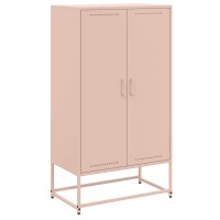 vidaXL Highboard Rosa 68,5x38,5x123,5 cm Stahl