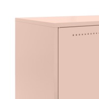 vidaXL Highboard Rosa 68,5x38,5x123,5 cm Stahl