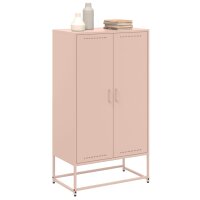 vidaXL Highboard Rosa 68,5x38,5x123,5 cm Stahl