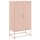 vidaXL Highboard Rosa 68,5x38,5x123,5 cm Stahl