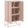 vidaXL Highboard Rosa 68,5x38,5x123,5 cm Stahl