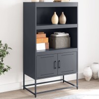 vidaXL Highboard Olivgr&uuml;n 68,5x38,5x107 cm Stahl