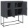 vidaXL Highboard Anthrazit 100,5x39x107 cm Stahl