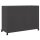 vidaXL Sideboard Schwarz 100,5x39x72 cm Kaltgewalzter Stahl