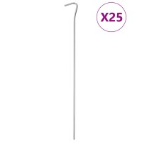 vidaXL Zeltheringe 25 Stk. 30 cm Ø4 mm Verzinkter...