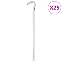 vidaXL Zeltheringe 25 Stk. 23 cm Ø7 mm Verzinkter...