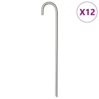 vidaXL Zeltheringe 12 Stk. 37 cm Ø10 mm Verzinkter...