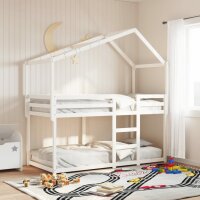 vidaXL Dach für Kinderbett Weiß 213x85,5x144,5...