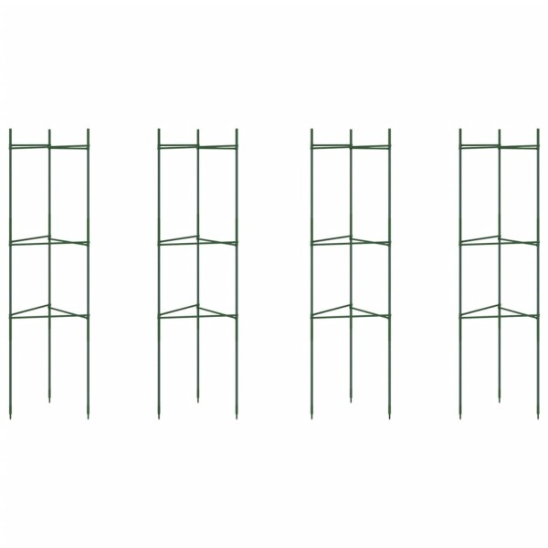 vidaXL Tomatenk&auml;fige 4 Stk. 116 cm Stahl und PP