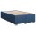 vidaXL Boxspringbett mit Matratze Blau 120x200 cm Stoff