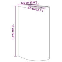 vidaXL Au&szlig;enwandleuchten 2 Stk. Schwarz Aluminiumdruckguss