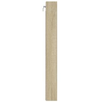 vidaXL Vitrinenschrank Sonoma-Eiche 100x8,5x75 cm Holzwerkstoff